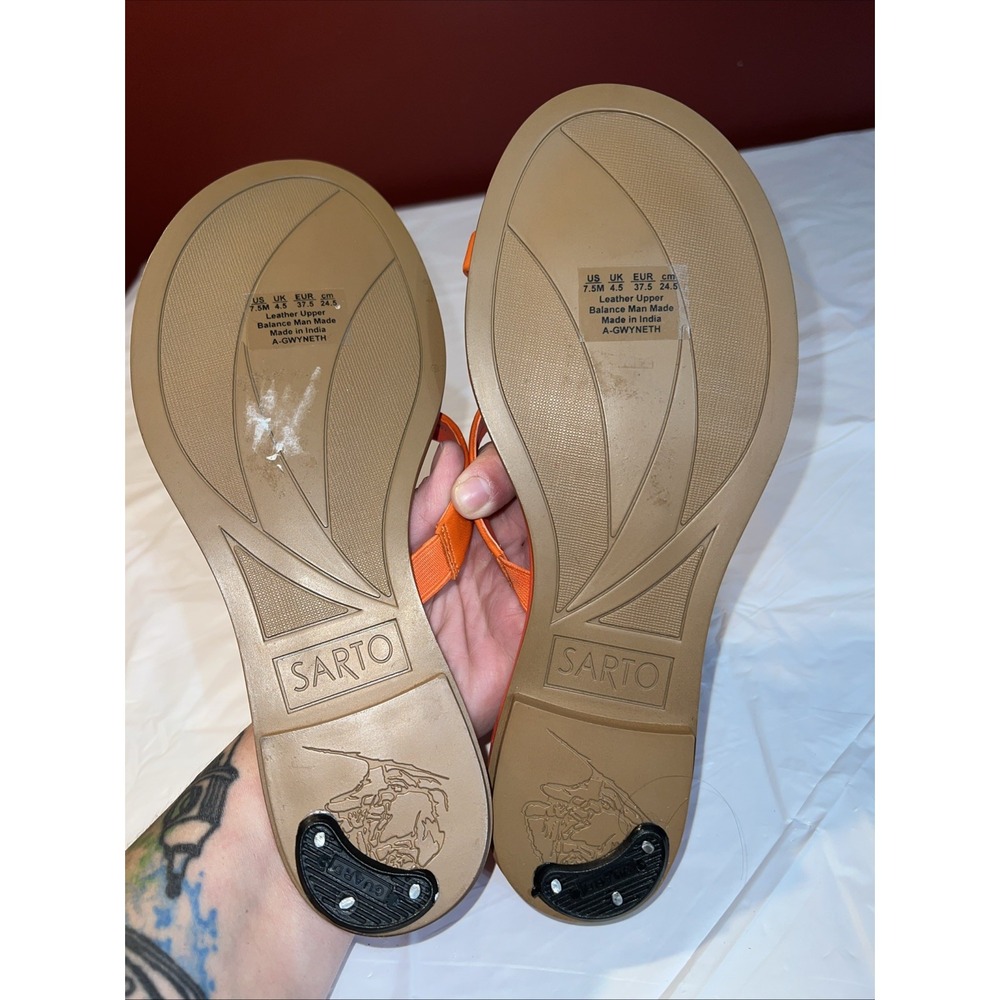 Sarto Size 7.5 Women's Gwyneth Sandals - Picture 3 of 3